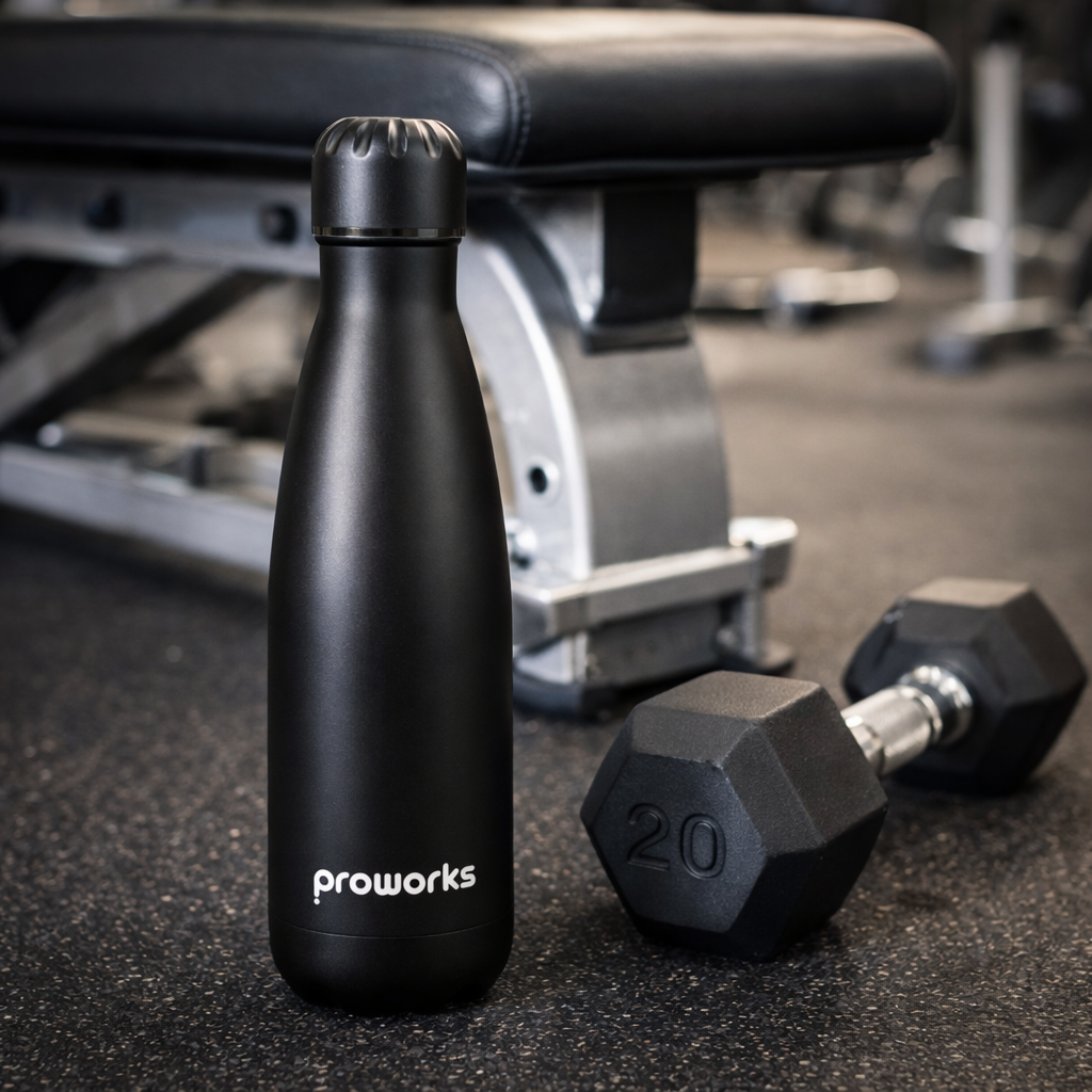 500ml water bottle in the gym