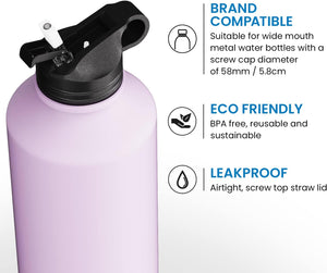 Explorer 2 Litre Water Bottle Straw Lid