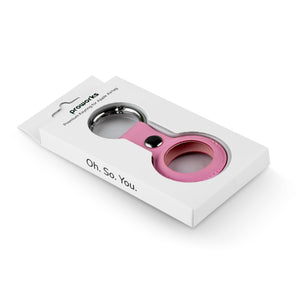 Estuche de transporte con llavero de cuero PU Apple AirTag