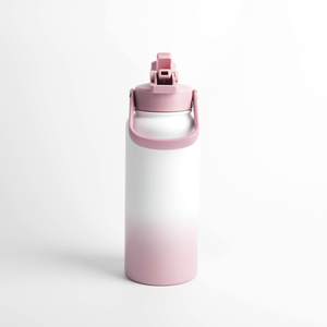 Switch 1L Water Bottle with Straw – Aurora Blush Ombre