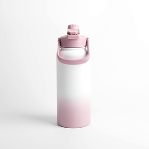 Switch 1L Water Bottle with Straw – Aurora Blush Ombre