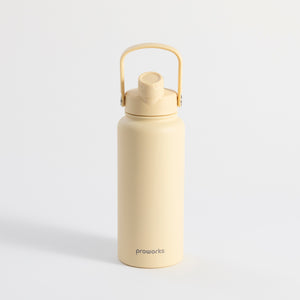 Switch 1L Water Bottle with Straw – Honey Cream