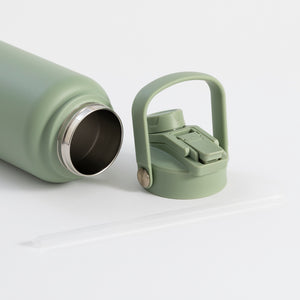 Switch 1L Water Bottle with Straw – Sage Green