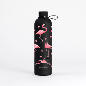 Flamingo Water Bottle (1 Litre) Pulse - Carbon Black