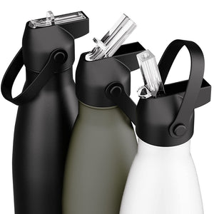 Coperchio originale con cannuccia per bottiglia d'acqua