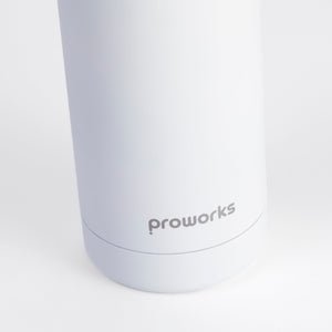 Proworks Pulse 1 Litre Water Bottle - Dolphin Aztec Pattern - Pure White