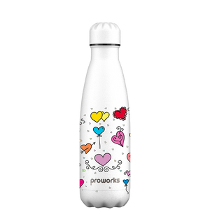 Original Hearts and Love Water Bottle Pattern