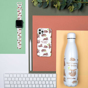 Funda de iPhone con cita de perezoso