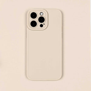 Custodia in silicone per iPhone - Crema