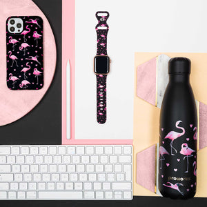 Bracelet Apple Watch Flamant Rose