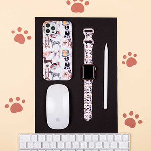 Custodia per iPhone con coda di cane