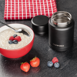 Proworks All Black Food Flask