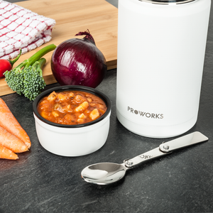 Proworks All White Food Flask