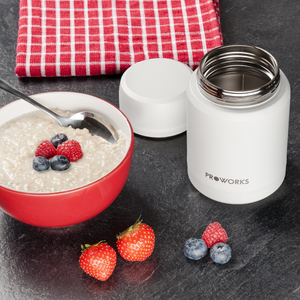 Proworks All White Food Flask
