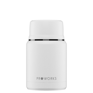 Proworks All White Food Flask 500ml