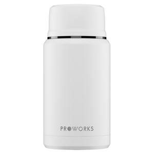 Proworks All White Food Flask 750ml