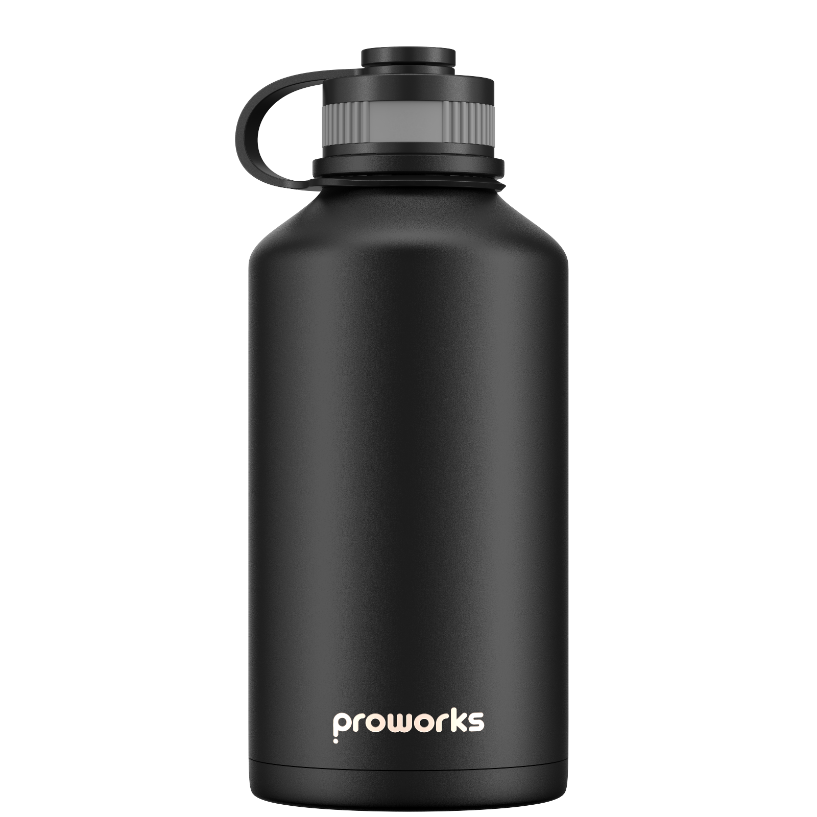 Proworks All Black 2L Explorer Water Bottle