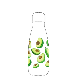 Avocado Water Bottle Pattern