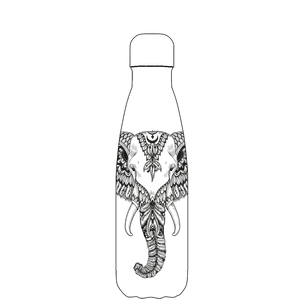 Original Aztec Elephant Water Bottle Pattern