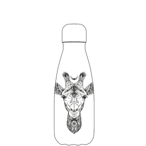 Original Aztec Giraffe Water Bottle Pattern