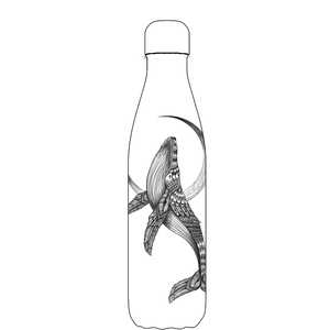 Original Aztec Whale Water Bottle Pattern