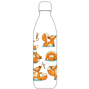 Original Fox Yoga Water Bottle Pattern