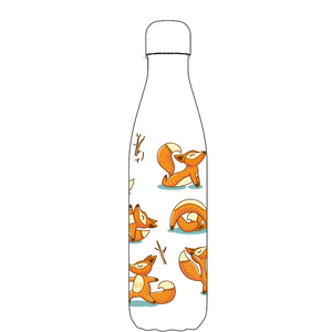 Original Fox Yoga Water Bottle Pattern