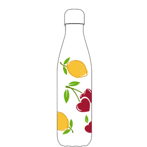 Original Lemon Cherries Water Bottle Pattern