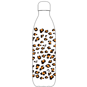 Original Leopard Print Water Bottle Pattern