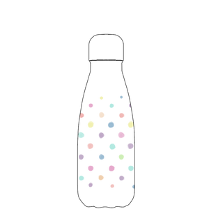 polka dot water bottle pattern