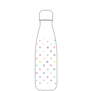 polka dot water bottle pattern