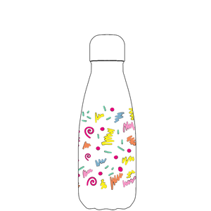 Original Retro Squiggles Water Bottle Pattern
