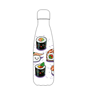 Original Super Sushi Water Bottle Pattern