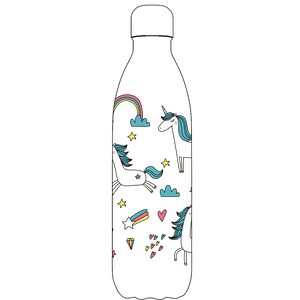 Original Unicorn Paradise Water Bottle Pattern