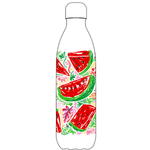 Original Watermelon Breeze Water Bottle Pattern