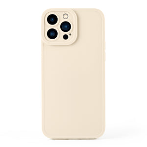 Custodia in silicone per iPhone - Crema