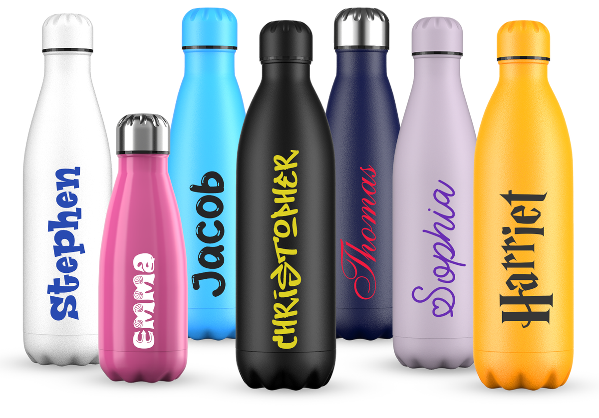 personalised water bottles