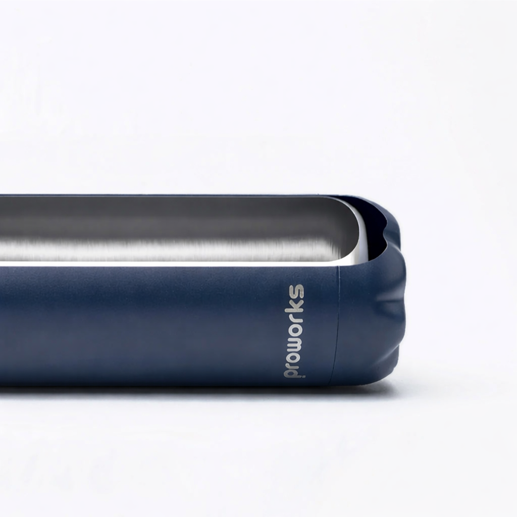 proworks water bottle cross section showing the double vacuum insulated features
