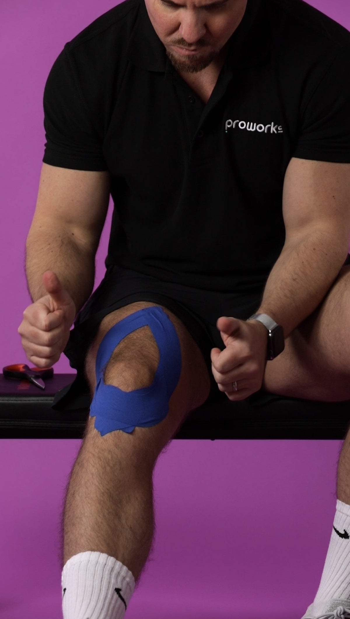 How to Use Kinesiology Tape on Your Knee (Step-by-Step With Video)