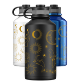2 Litre Water Bottle - Celestial Pattern