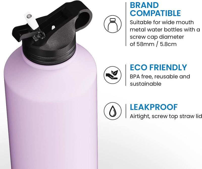 Explorer 2 Litre Water Bottle Straw Lid