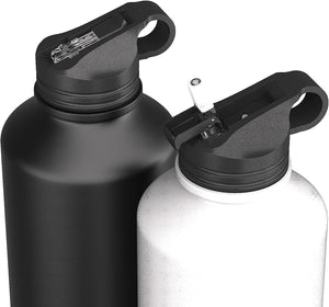 Botella de agua Explorer de 2 litros con tapa con pajita