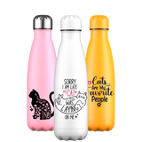 Citas originales de gatos Botella de agua
