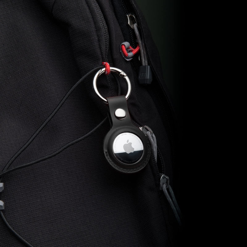 Apple AirTag PU Leather Keyring Carry Case