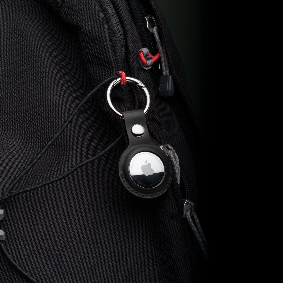 Étui En Cuir PU Pour AirTag (2 Pièces) Avec Porte-Clés - Protection Anti-Rayures Et Anti-Perte - Pour Clés, Sacs, Valises