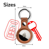 Apple AirTag PU Leather Keyring Carry Case