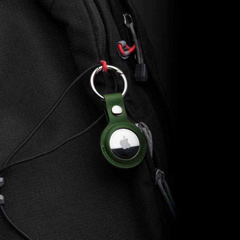 Apple AirTag PU Leather Keyring Carry Case