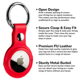 Apple AirTag PU Leather Keyring Carry Case
