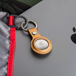 Apple AirTag PU Leather Keyring Carry Case