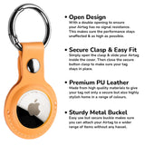 Apple AirTag PU Leather Keyring Carry Case